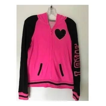 Suéter Con ,capucha, Usado Fucsia Marca Justice 