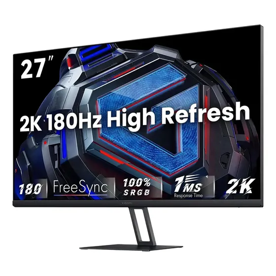 Monitor Xiaomi G27qi 27 Qhd 2560x1440 180hz 1ms Amd Freesync Color Negro | Cuotas sin interés