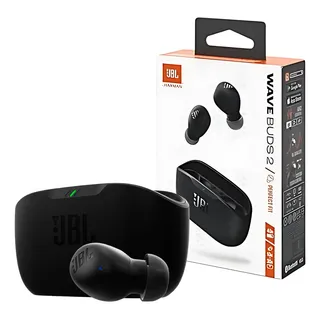 Fones De Ouvido Sem Fio Jbl Wave Buds 2 Cor Preto Fones De Ouvido Sem Fio Jbl Wave Buds 2 Cor Preto