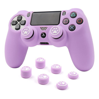 Pacote De Capa De Silicone Antiderrapante Ps4 Com Tampas Pacote De Capa De Silicone Antiderrapante Ps4 Com Tampas