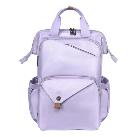 Mochila Para Laptop Y Trabajo Para Mujeres, Color Púrpura
