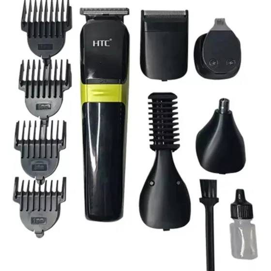 Maquina Barbera Afeitar Patillera 10 En 1 Htc 1326