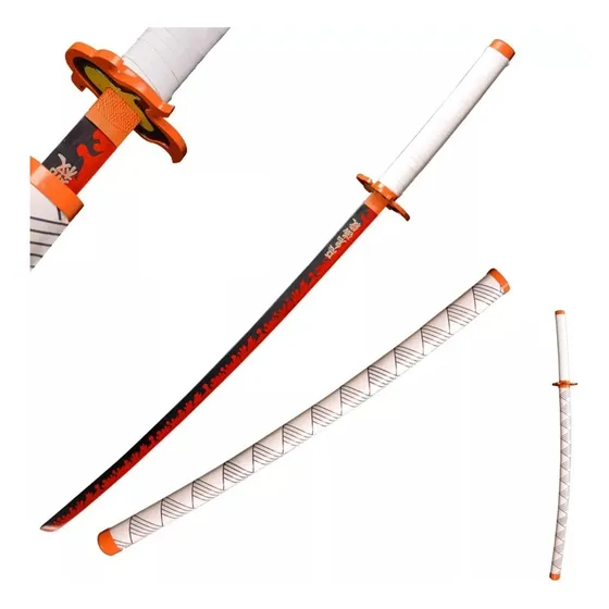 Espada Dec Kyojuro Rengoku Grande Demon Slayer Kimetsu 75cm