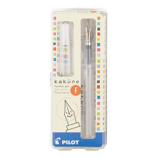 Pluma Fuente Estilográfica Pilot Kakuno F Transparente Fino Pluma Fuente Estilográfica Pilot Kakuno F Transparente Fino