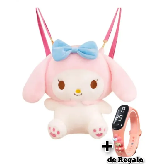 Bolso Peluche My Melody Sanrio + Reloj