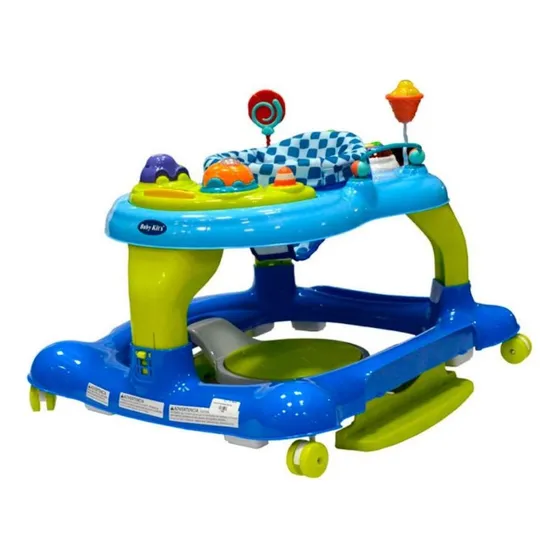 Andador Saltarin Jumpero Y Mecedora Para Bebe Niña Niño Color Azul