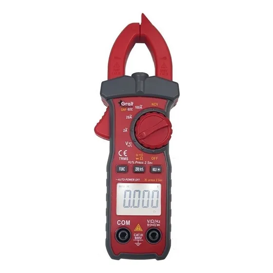 Pinza Amperométrica de corriente alterna compacta Gralf GAF-02C