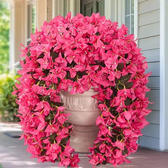 2 Unidades De Flores Artificiales Que Parecen Reales Para Ex