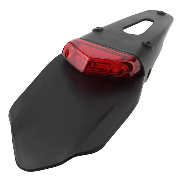 Salpicadera Lodera Trasera Con Luces Traseras Led Para Moto