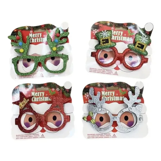 Anteojos Gafas Accesorio Navideño Navidad Fiesta Nuevo