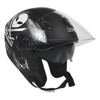 Capacete Moto Fw3 X Open Up Mansão Maromba Tam 58 Preto Preto Fosco 58