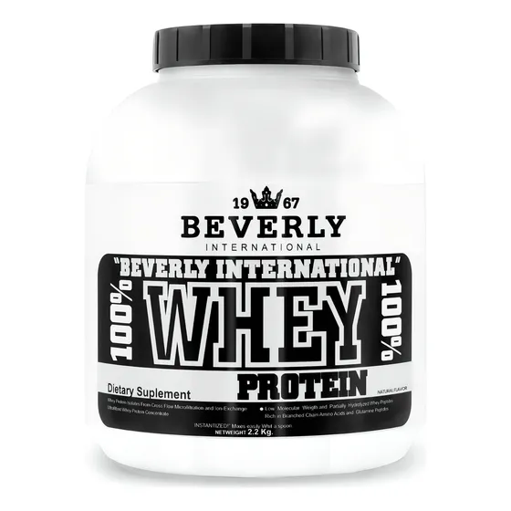 Proteína Whey Hidrolizada Isolate Beverly 2.2kg 58 Servicios Sabor Natural