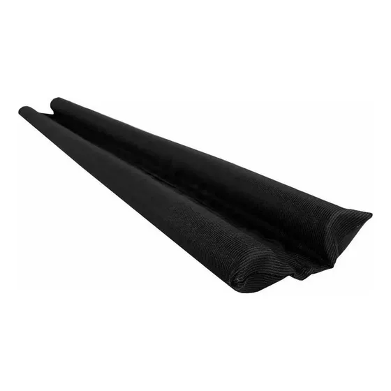 Zocalo Corta Viento Protector De Puerta De 93 Cm Negro