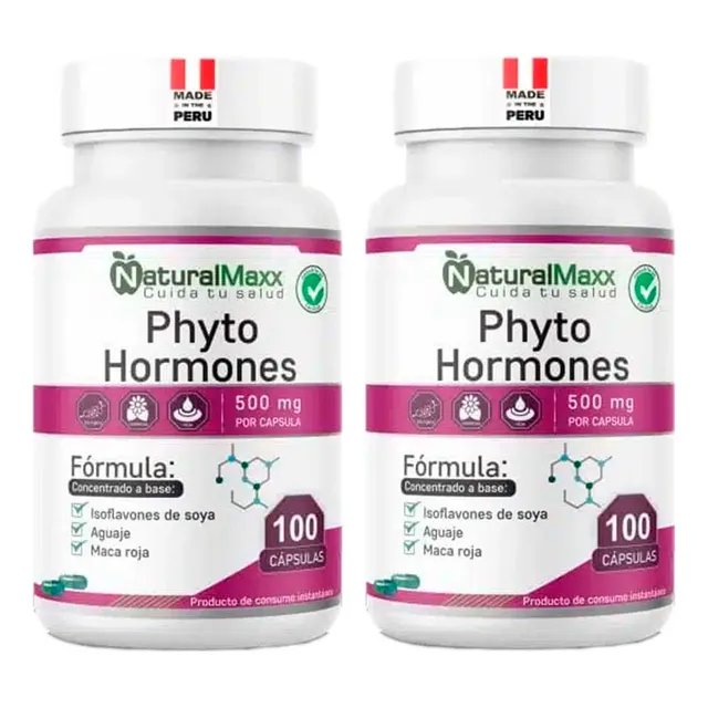 Phytohormones 100 Capsulas Fito Hormonas Naturalmaxx Pack 2