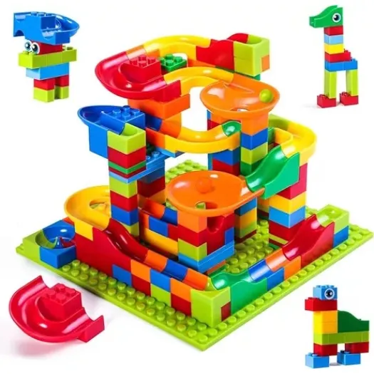 Armatodo Bloques Mini Pista Laberinto Piquis Canicas 168 Pcs