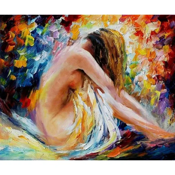 Cuadros Desnudos Coloridos Leonid Afremov 40x50