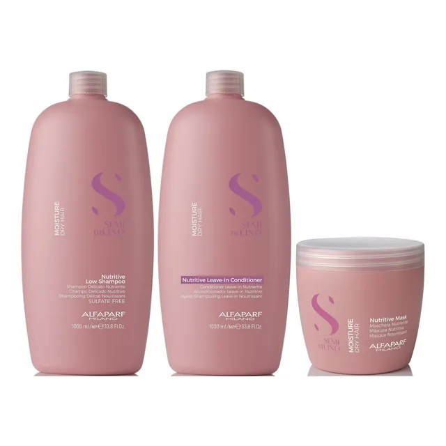 Shampoo 1000ml+ Acondicionador+ Mascarilla Alfaparf Moisture
