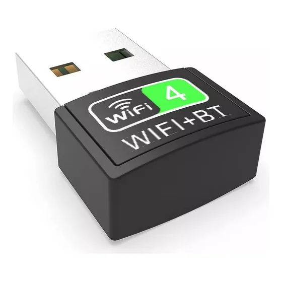 Adaptador Placa Usb 2.0 Wifi + Bluetooth 4.2 Antena 150mbps