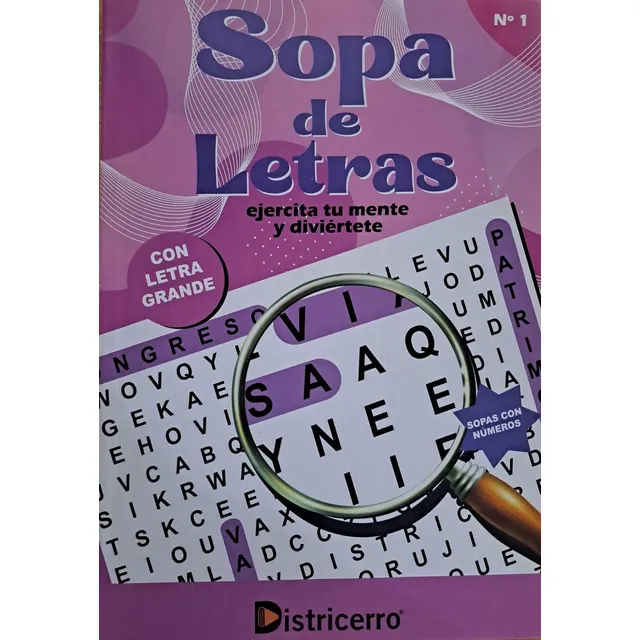 Sopa De Letras Libro Con 448 Sopas Letra Grande