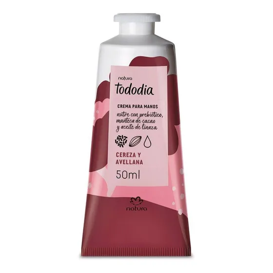 Crema Para Manos Cereza Y Avellanas Tododía Natura - Lvdm