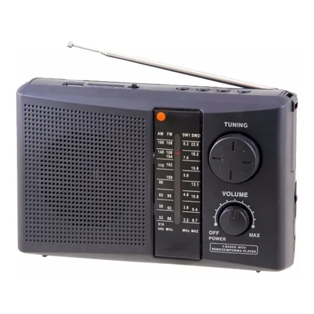 Radio Portatil Philco Fm Am Sw1 Sw2 Mp3 Usb Sd Color Negro