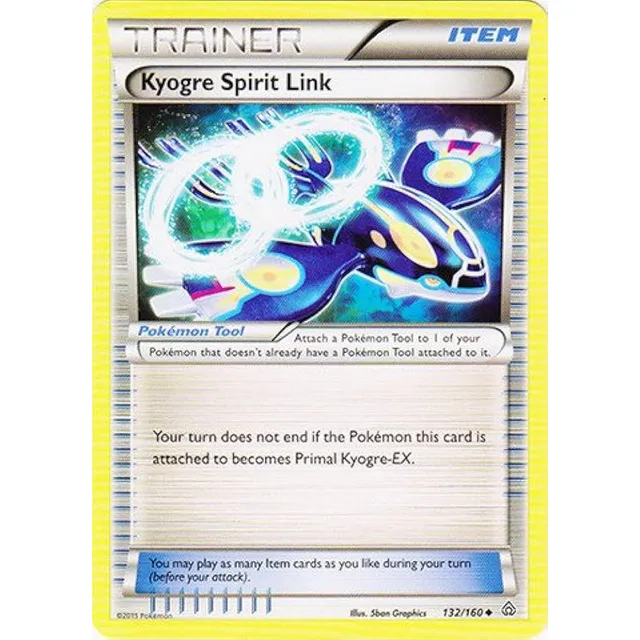 Pokemon Kyogre Spirit Link Primal Clash Frete Incluso