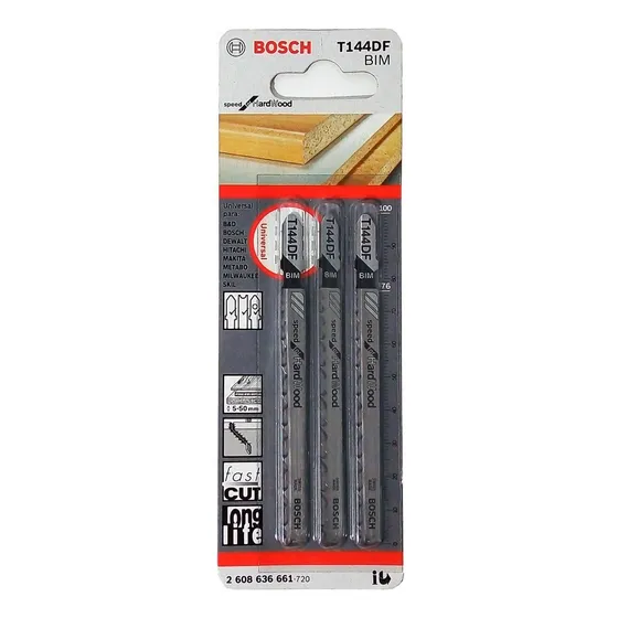 Hoja Para Sierra Calar T144df Speed For Hard Wood - Bosch 3u