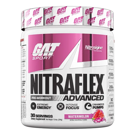Polvo Preentrenamiento Gat Sport Nitraflex Advanced Watermel