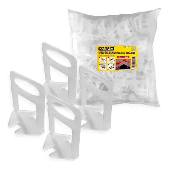 Clips Separador Nivelador De Cerámica Porcelanato 1mm 100pcs