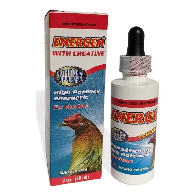 Vitaminas Energen Para Gallos 60ml Con Creatina