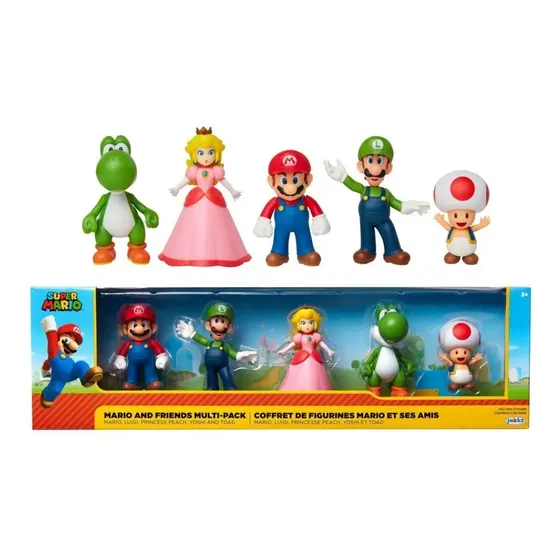 Figura Muñeco Super Mario Set Juguete Nintendo Clasico 7 Cm | Cuotas sin interés