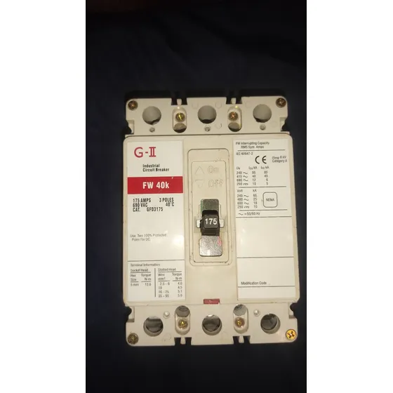 Breaker Principal Industrial De 3x175 Amp