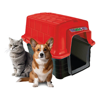 Casa Para Perro Mascota Plástico Resistente 48*38*36cm 11011 Casa Para Perro Mascota Plástico Resistente 48*38*36cm 11011