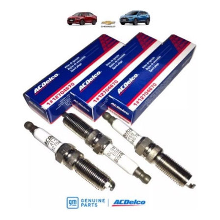 Jogo 3 Velas Onix/tracker Turbo 2020/2023 Acdelco/gm Jogo 3 Velas Onix/tracker Turbo 2020/2023 Acdelco/gm