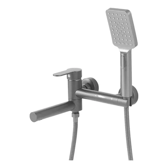 Grifo Bañera Una Sola Manija Para Montar Pared Ducha
