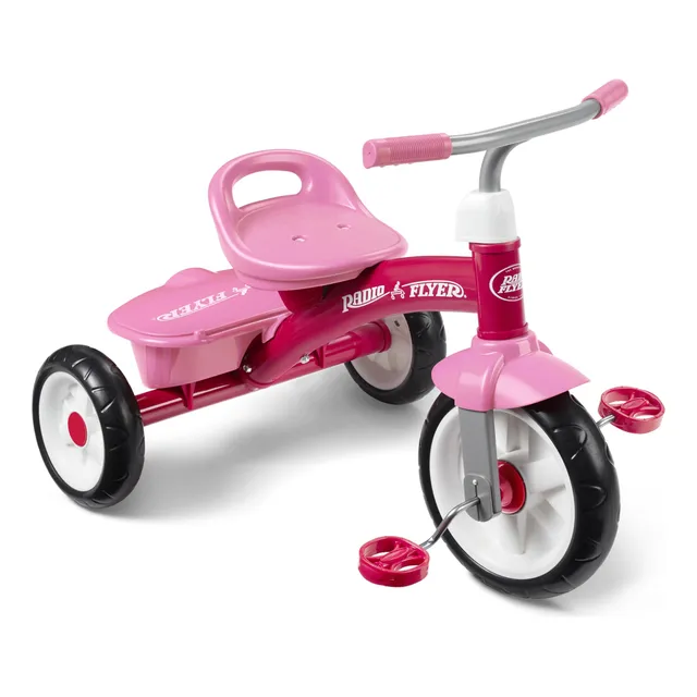 Tricycle Radio Flyer Pink Rider Para Niños De 3 A 5 Años