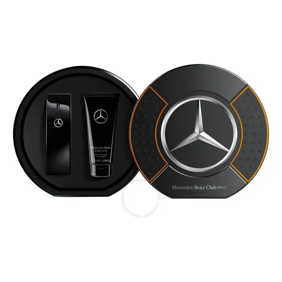 Set Perfume Mercedes Benz Club Black Men 100 Ml Edt