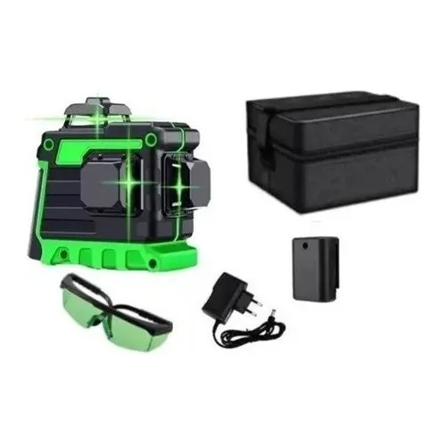 Nivel A Laser 3d 12 Linhas Luz Verde Autonivelante