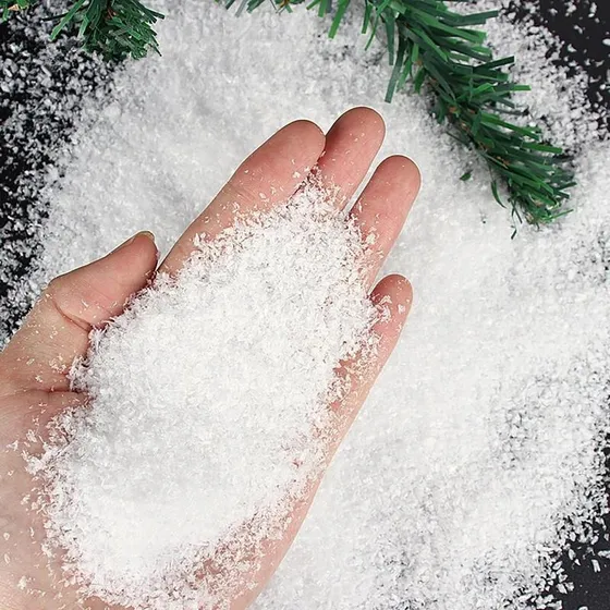 Polvo De Nieve Seca De Plástico Artificial Para El Árbol De