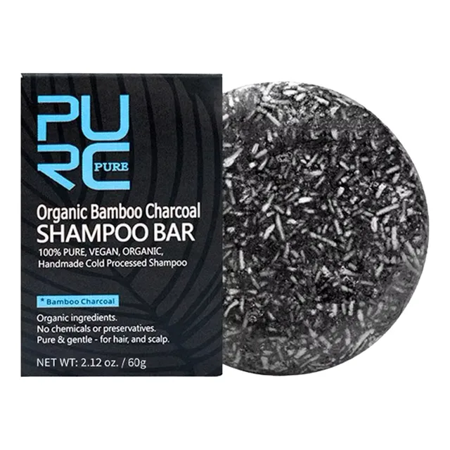 Jabón En Barra Orgánico Bambú Para Oscurecer Cabello