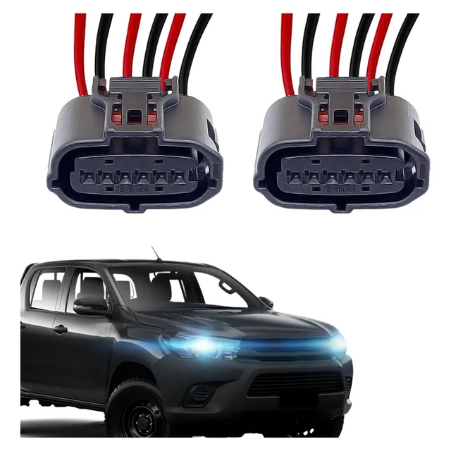 2 Plug Conector Válvula Eletrônica Turbina Atuador Hilux Sw4