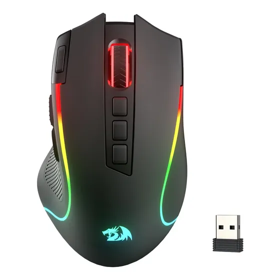 Mouse Gamer Rgb Inalambrico Bluetooth Redragon Predator Pro
