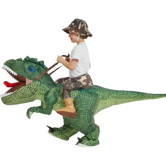 Disfraz Dinosaurio Rex Inflable Para Niños De 7 A 10 Años