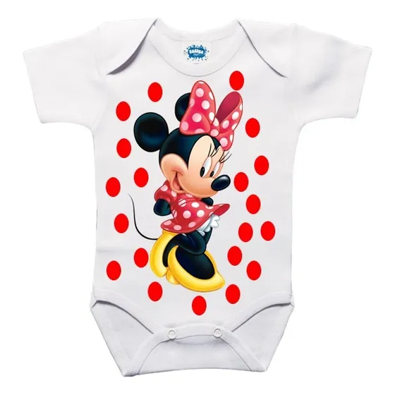 Body De Bebe Personalizado Minnie 1