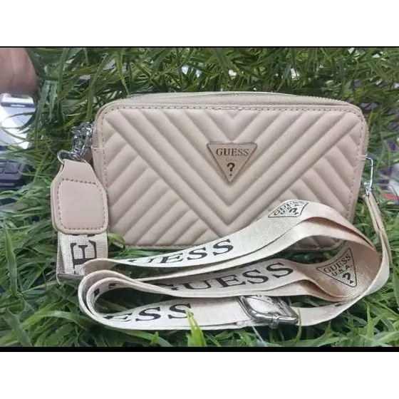 Bolso Bandolero Cruzado Doble Cierre De Damas