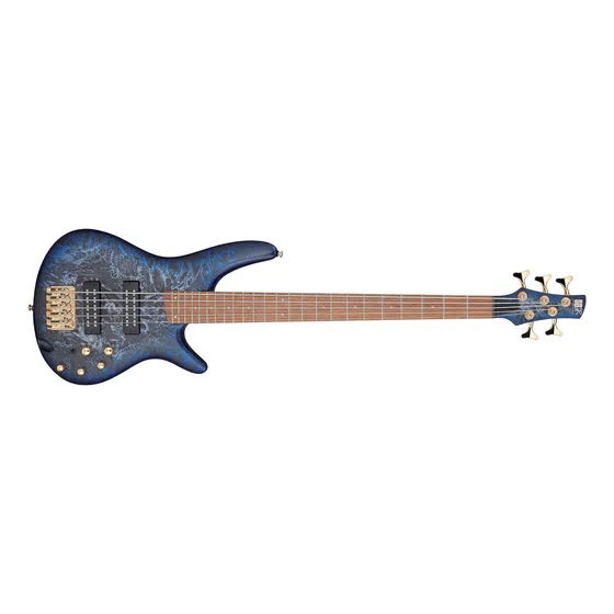 Ibanez Sr305edx Bajo Electrico Activo 5 Cuerdas Acc Dorado Acabado Del Cuerpo Mate Color Cosmic Blue Frozen Matte Orientación De La Mano Diestro