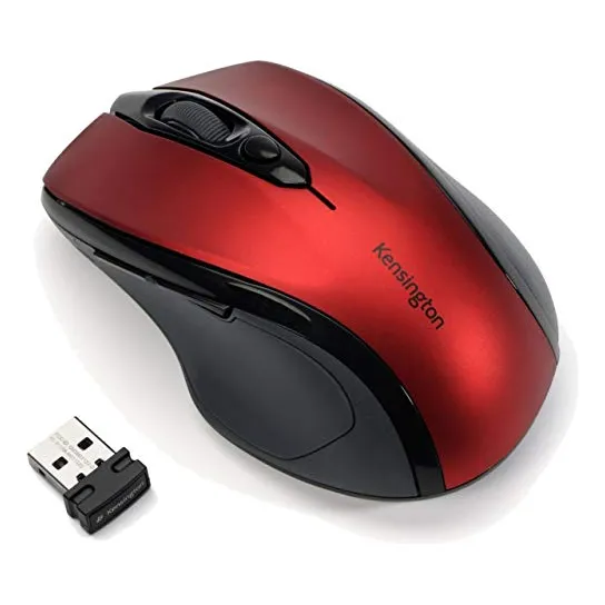 Ratón Inalámbrico Kensington Pro Fit De Tamaño Mediano, Rojo