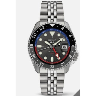 Reloj Mecánico Seiko 5 Gmt Resistente Al Agua A 100 M Reloj Mecánico Seiko 5 Gmt Resistente Al Agua A 100 M