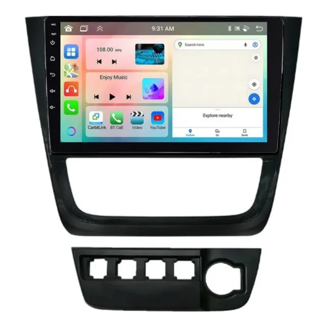 Radio 9 PuLG Android Auto Carplay Volkswagen Vw Voyage 08-12