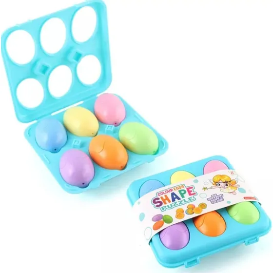 Juego Didáctico Huevos De Encaje 6 Und Montessori